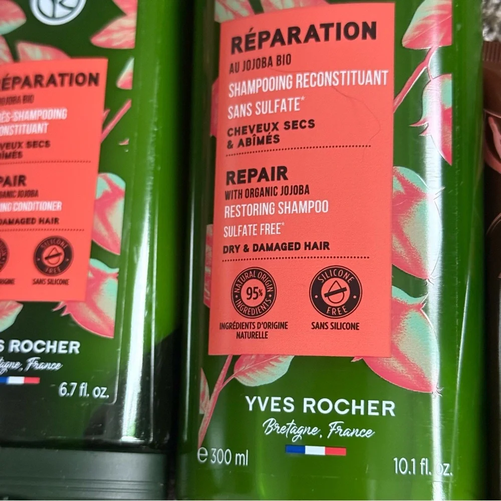 Yves Rocher France Hair Repair - Full Restoring Set